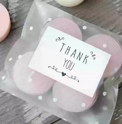 Thanks for the sealing stickers thank you baking packaging stickers biscuit bags West spot box decoration closure 84 stickers