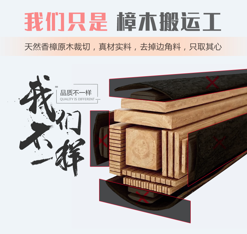 防潮防霉樟脑丸樟木球 2袋40颗 图5