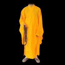 Monk yellow robe monk cassock Fahai monk robe acting hat Tang monk props cassock monk hat Journey to the West ancestral robe