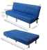 sofa đa chức năng căn hộ nhỏ phòng khách thuê văn phòng cửa hàng pu da có thể gập đôi giường sofa - Ghế sô pha