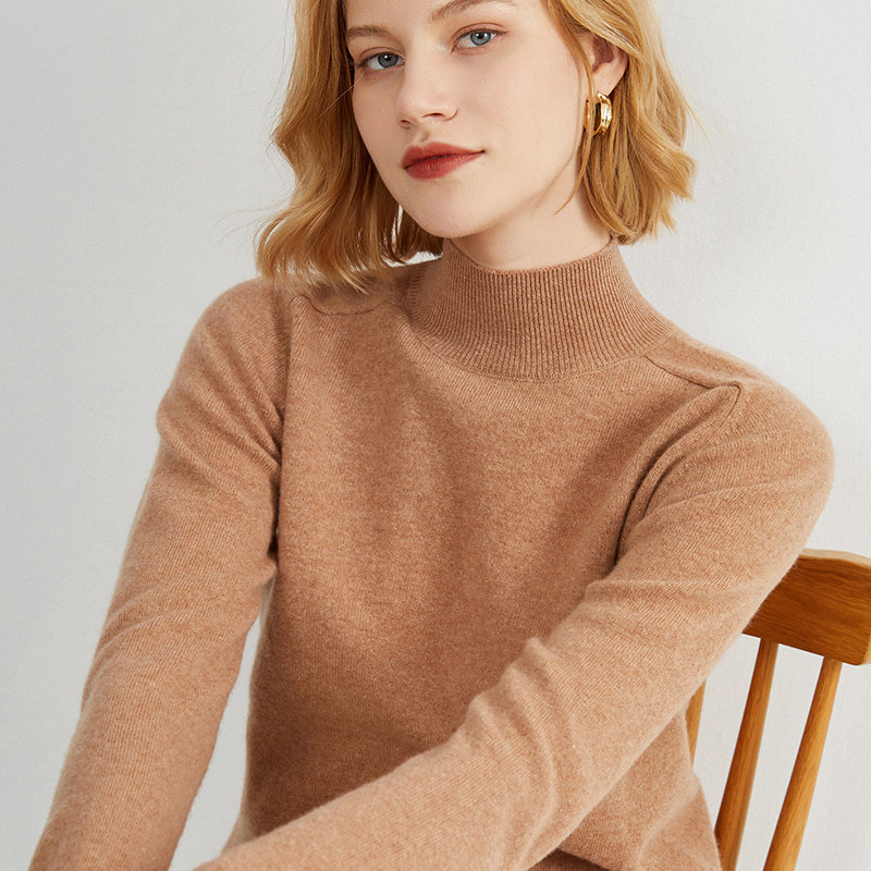 Commuter upright collar lenient knit cardiovert woman short autumn winter brief about 100 hitch undershirt pure colour overcoat fur coat half height collar