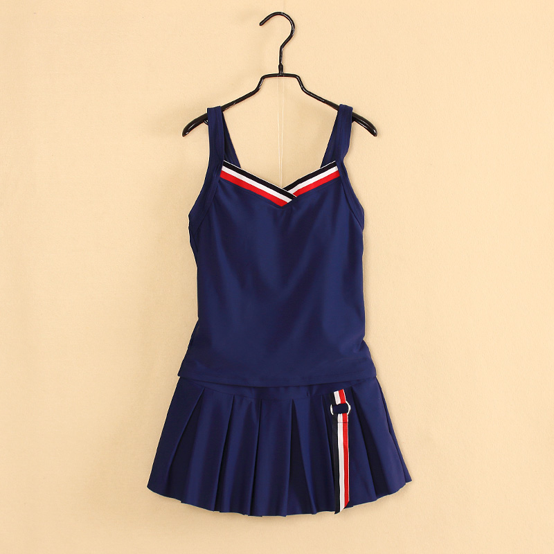 Đồ bơi bé gái lớn trẻ em 12-15 tuổi chia đồ bơi học sinh bảo thủ boyshort đồ bơi mùa xuân nóng - Bộ đồ bơi của Kid đồ bơi cho bé gái 12 tuổi