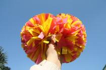 Ya Kwang Mei Huang-La Flower Ball Competition Flower Ball Hand Flower Examination Flower Ball Interclass Exercise Flower Ball