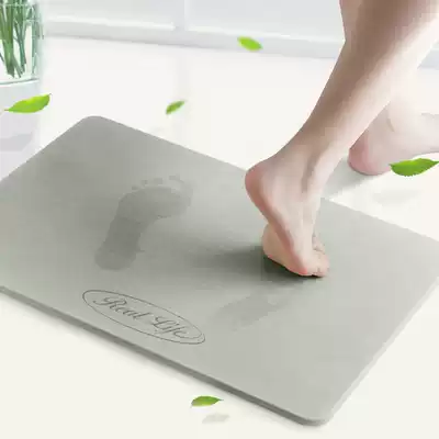 Promotion Japan Leraifu Diatomaceous earth bathroom absorbent floor mat Kitchen bathroom diatomaceous earth floor mat Bath household