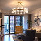 American-Style All-Copper Light Luxury Chandelier, High-End Minimalist Living and Dining Room Designer Creative Lighting, Direct Sales from Guangdong Zhongshan Manufacturer