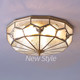 American-Style All-Copper Ceiling Lamp, European-Style Retro Master Bedroom Lighting, Palace Classical Balcony Foyer, Zhongshan Factory Direct Sales