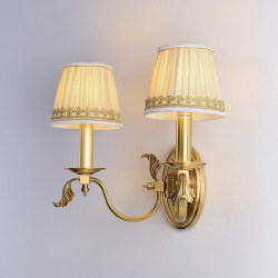All-Copper American-Style Wall Lamp, European-Style Tv Wall Lamp, Bedroom Bedside Lamp, Hallway Balcony Staircase Corridor Lamp, Direct Sales from Zhongshan Manufacturer