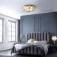 American-Style All-Copper Ceiling Lamp, European-Style Retro Master Bedroom Lighting, Palace Classical Balcony Foyer, Zhongshan Factory Direct Sales
