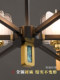 New Chinese-Style Chandelier for Living Room and Dining Room, Zen-Inspired Chinese Style, Modern Light Luxury, High-End New Model, All-Copper Lighting for High-End Villas