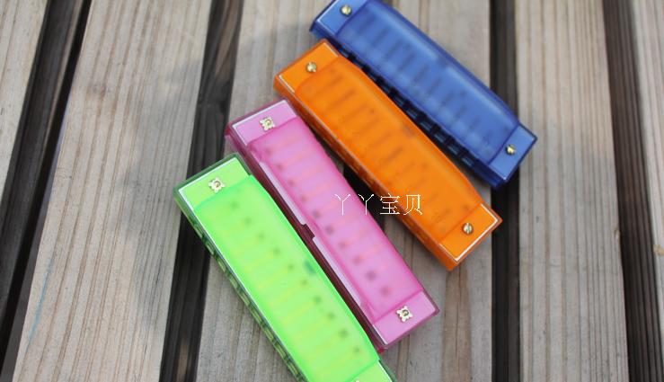 Environmental protection Plastic harmonica Orff instrument Children's organ Music Enlightenment 10-hole teaching aids for tuning the musical instrument