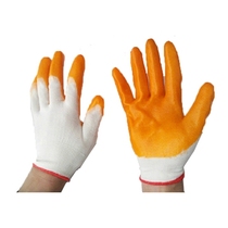 Floral gloves gardening work gloves dipped and wear-resistant PVC planting grass anti-rose stabbing Labor gloves