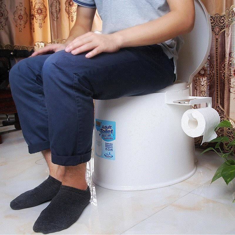 Convenient toilet chair children's toilet bucket with lid new bedroom stool chair mobile toilet mobile bedroom