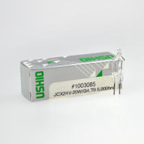 USHIO #1003085 JCX24V20W G4 T9 5000hrs Halogen Bulb 24V20W Rice Bulb