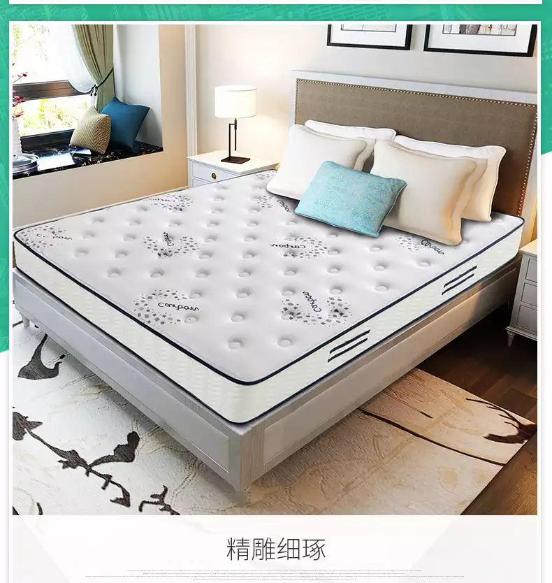 Xơ dừa tự nhiên nệm xơ dừa 1,51,8 mét mềm và mềm đôi sử dụng đầy đủ lưới lò xo Simmons nệm - Nệm nệm khách sạn