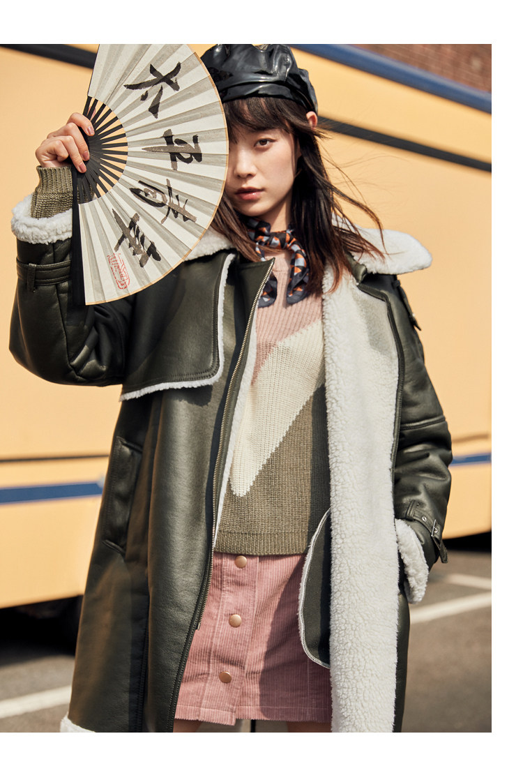 Manteau de fourrure femme PEACEBIRD    - Ref 3174647 Image 10