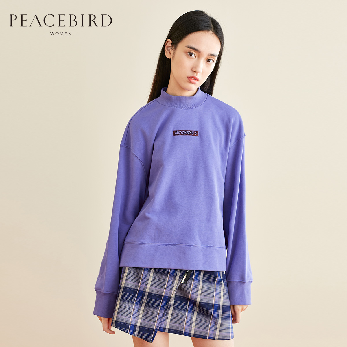 Sweatshirt femme PEACEBIRD    - Ref 3216022 Image 1
