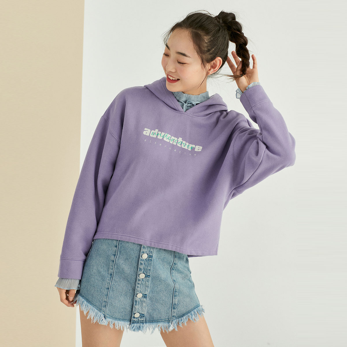 Sweatshirt femme PEACEBIRD    - Ref 3216357 Image 3