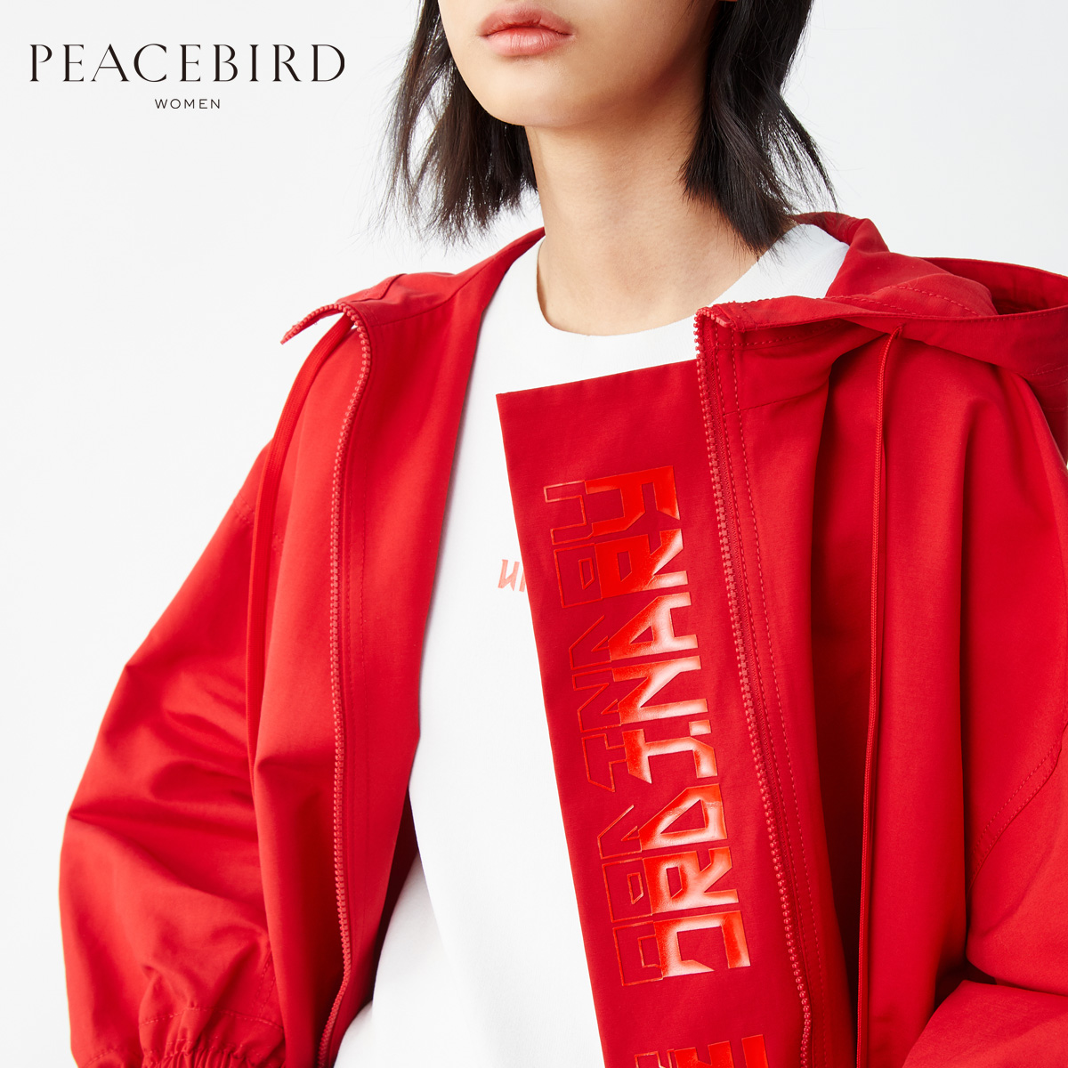 Trench pour femme PEACEBIRD    en Coton - Ref 3228305 Image 4