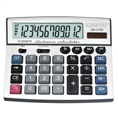 CINO 2155 Financial Accounting Large Computer Key Solar Calculator Big Button Office Computer