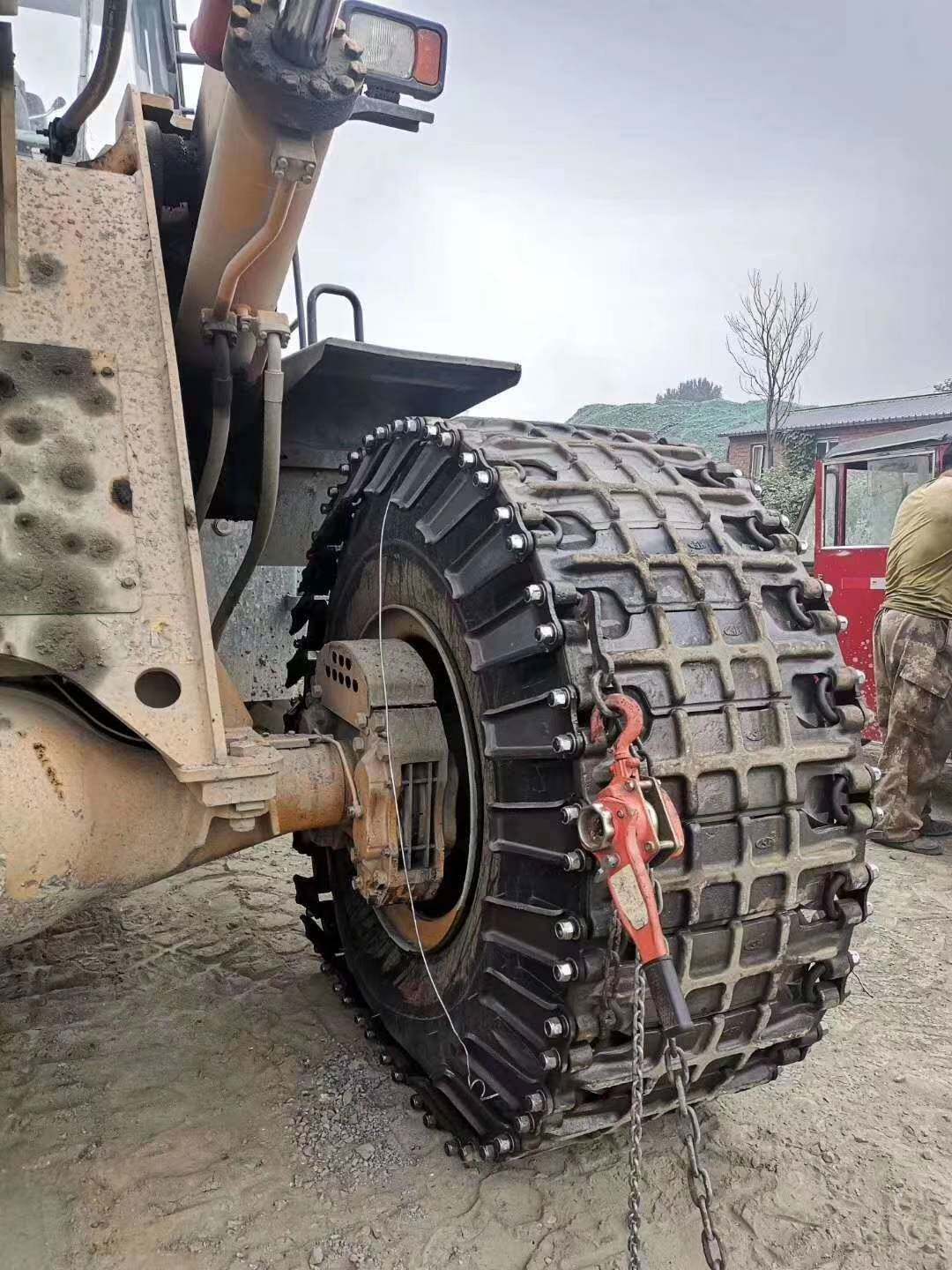 New Loader Tire Protection Chain 50 Tire Tracked Tire Protection Chain 50 Stacked High Machine Protection Chain