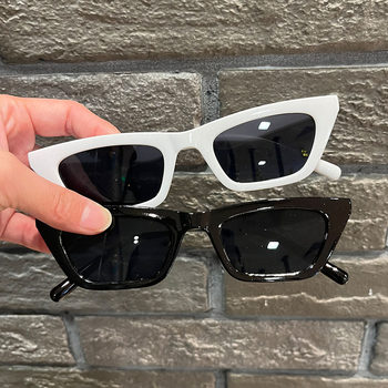 Retro fashion small frame glasses cat eye sunglasses