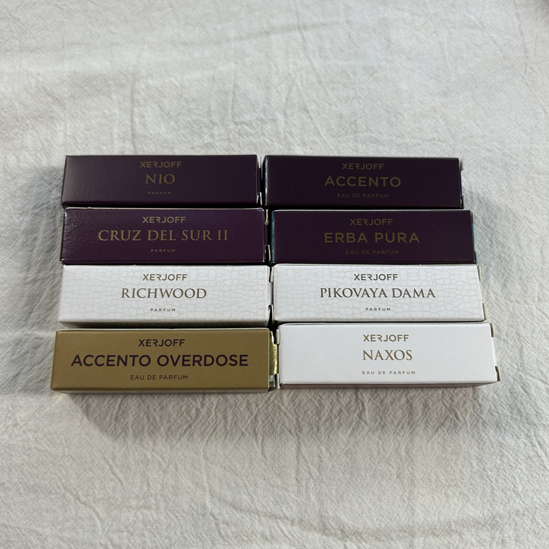 Xerjoff Neosan Cross Iris Naxos Island Pure Wood Queen of Spades Original Sample