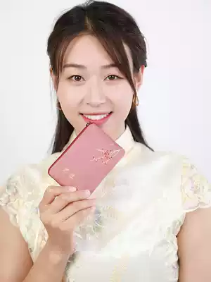 Ancient style coin purse Chinese style women's small handbag Zen travel daily necessities gift Chinese style hand-held cloth bag weaving and embroidery