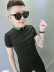 Mùa hè 2018 mới áo sơ mi polo ngắn tay nam xã hội tâm linh anh chàng tự tu dưỡng ve áo màu rắn POLO nam áo polo đẹp Polo