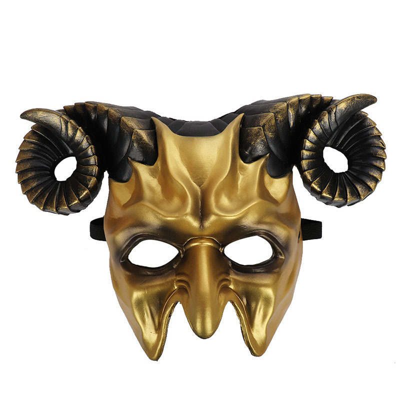 Cross-Border Halloween Horror 3D Mask Horned Mask Cosplay Masquerade Decoration Carnival Props Cross-Border Halloween Horror 3D Mask Horned Mask Cosplay Masquerade Decoration Carnival Props