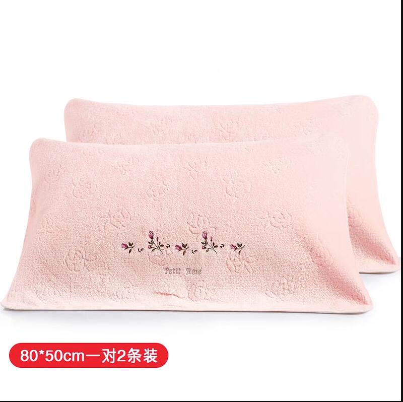 Old-Fashioned Terry Pillow Cover, Pure Cotton, Single, Couple, Thickened, Adult Bedding, Head Towel