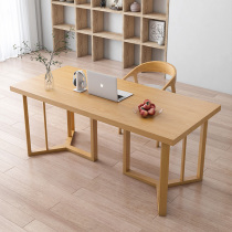 Solid Wood Computer Desk Nordic Small Household Type Desk Writing Desk Book Room Calligraphy Table Work Bench Home Briefing Desk