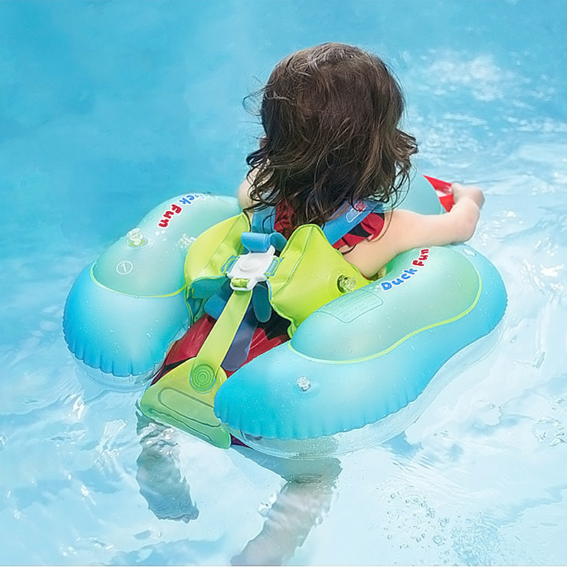 Baby swimming circle lying around baby baby baby and butt children's family with floating ring 0 - 6 years old