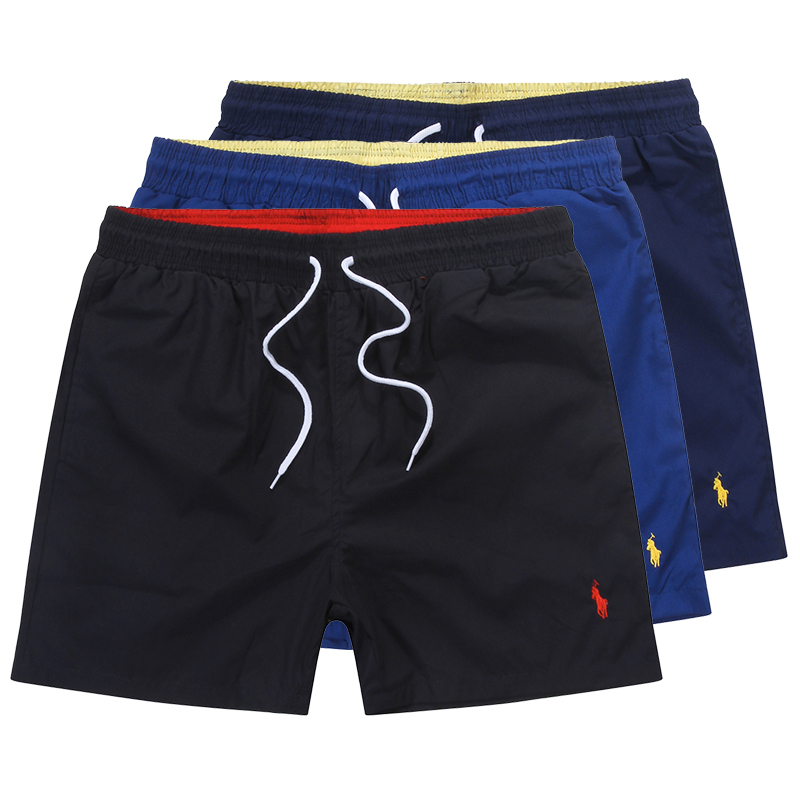Polo Beach Shorts Men's Quick-Dry Five-Point Shorts Summer Loose Large Size Vacation Youth Three-Point Casual Sports Shorts