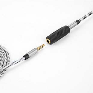 celink dual 3.5mm female-to-female audio doing connector extension cable headset audio through head adapter high quality