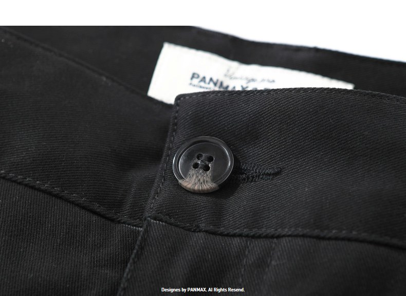Quần tây ống rộng PANMAX thương hiệu quần legging nam mùa thu và quần mùa đông lỏng mỡ cộng với phân bón để tăng quần nam áo nam đẹp