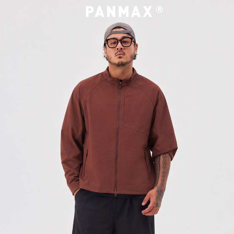 Panmax Trendy Brand Large Size Men's Softshell Jacket 3D Stereo Cut Windproof Water-Repellent Breathable Jacket Outdoor Jacket