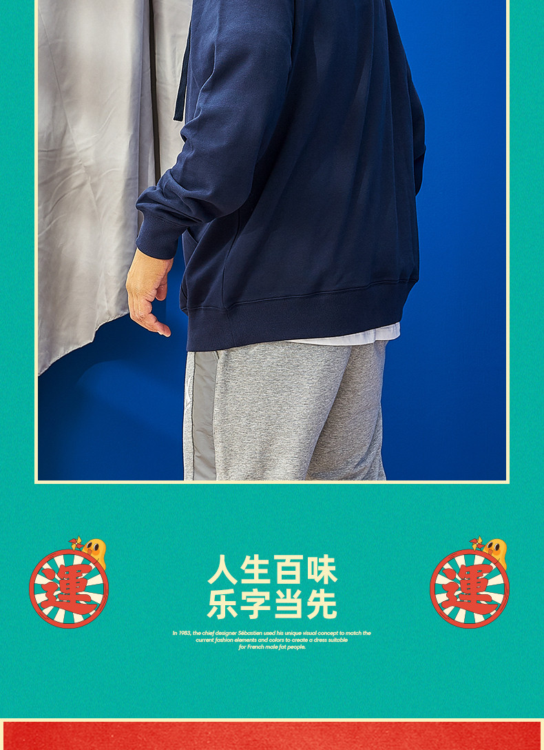 Толстовка с капюшоном, большой размер, оверсайз panmax/潘&middot;麦克斯 