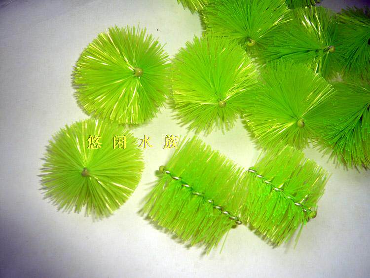 Filter brush biochemical ball small brush fish tank drip filter cross hair wire