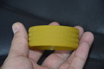 Buddha Top Revered Tourny Silicone Hand Ring Widening Van Van Width 2 4 Girth 20 cm Earth Yellow Red