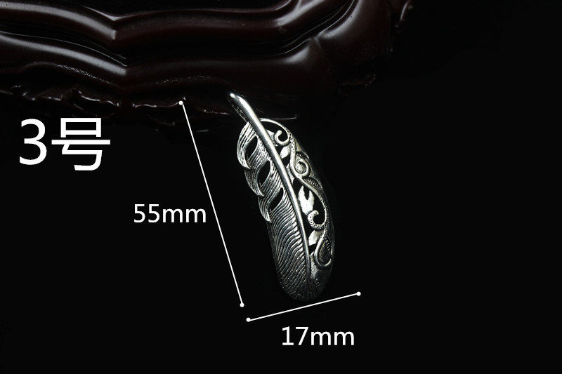 Hidden silver DIY woolen clothing chain retro feather leaves pendant pine stone inlays with hide and hide accessories Star moon Bodhi accessories