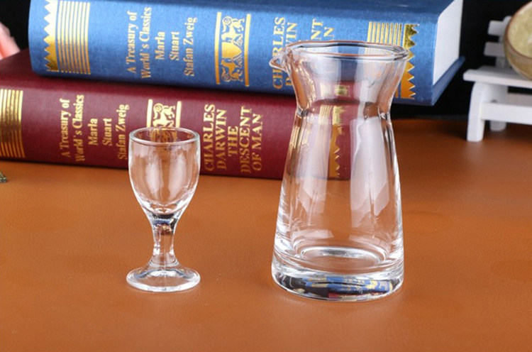Ликер Cup 健力加厚水晶白酒酒具玻璃分酒器小茶海家用小白酒杯饭店用一口杯 Powerlifting