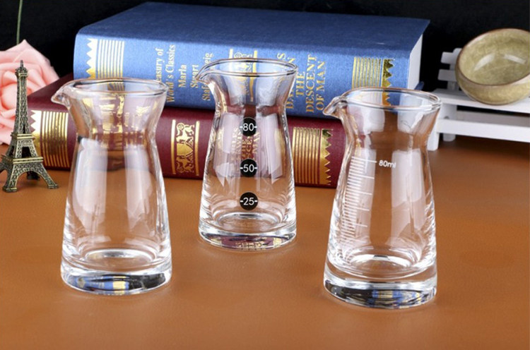 Ликер Cup 健力加厚水晶白酒酒具玻璃分酒器小茶海家用小白酒杯饭店用一口杯 Powerlifting