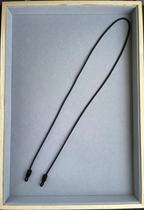 Thai Buddha collection home black nylon double-headed Buddha chain hand-made with three-hanging shell