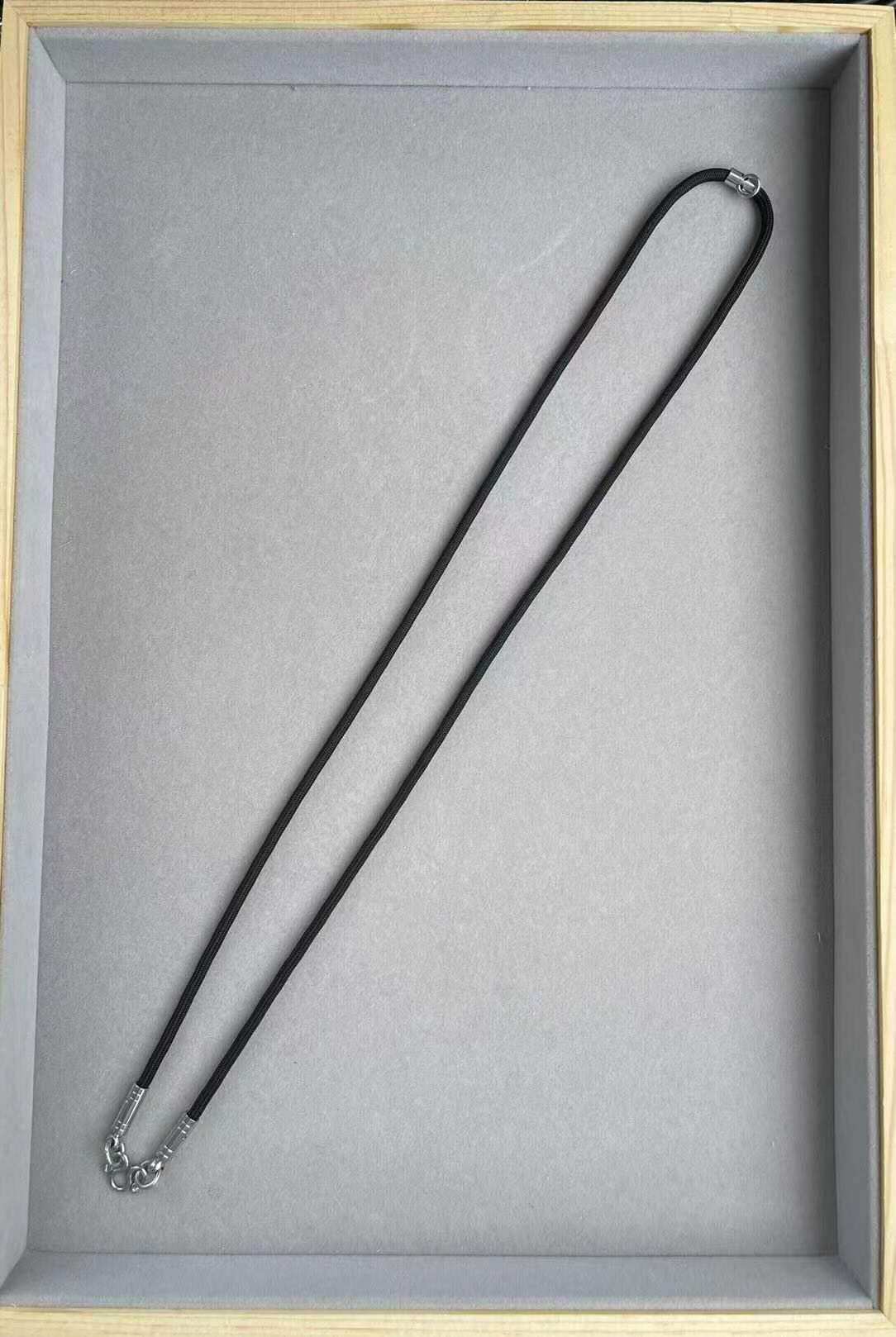 Thai Buddha Card Collection House Black Nylon Buddha Brand Chain Stainless Steel M Interface Can be hung single or double