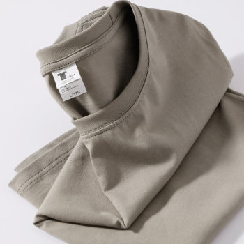 Erbenzhen 240g heavyweight pure cotton t-shirts short-sleeved t-shirt for men and women loose solid color bottoming shirt ເສື້ອຍືດຫນາ