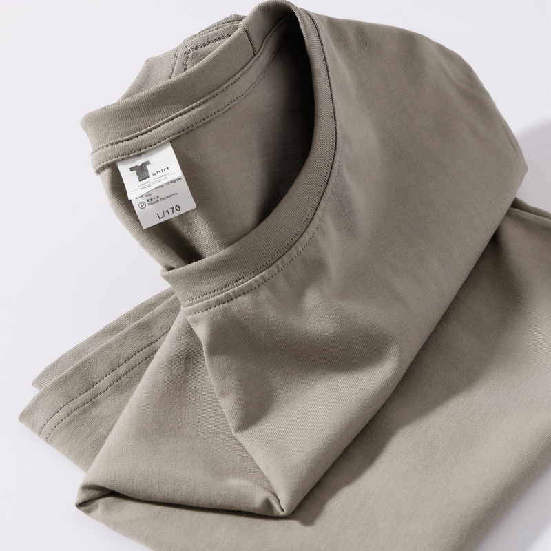 【Xiaobai's Home】Heavyweight 240g Pure Cotton Short-Sleeve T-Shirt for Men and Women, Loose Solid Color Base Shirt, Thick T-Shirt 【Xiaobai's Home】Heavyweight 240g Pure Cotton Short-Sleeve T-Shirt for Men and Women, Loose Solid Color Base Shirt, Thick T-Shirt