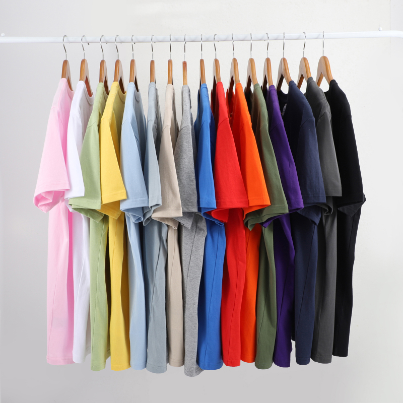 Summer Pure Cotton Solid Color Round Neck Short-Sleeve T-Shirt, All-Cotton Base Shirt, Unisex Large Size White Half-Sleeve Tee, Loose Fit for Layering