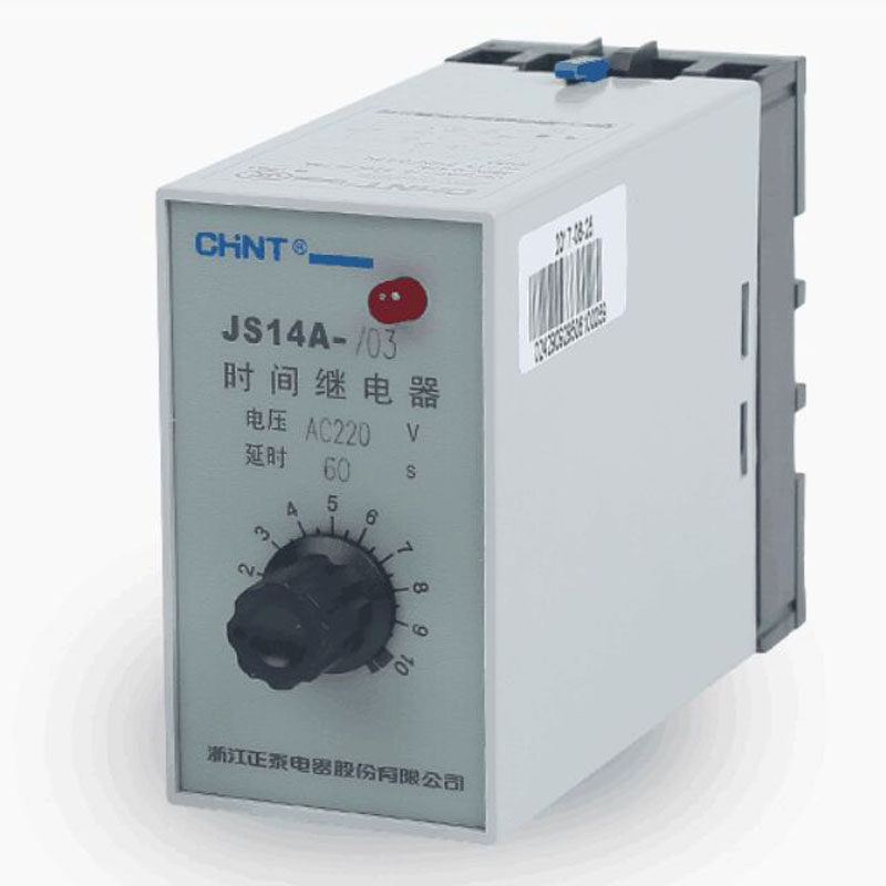 Manufacturer direct sales Zhengtai time-lapse relay JS14A-00 with seat AC220V 10S quality for one year