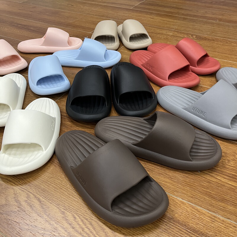 High-Quality Genuine Product, Real Photos, Special Price, Men's and Women's Summer Indoor and Outdoor Slippers, Eva Material, Soft, Elastic, Comfortable, Multiple Colors
