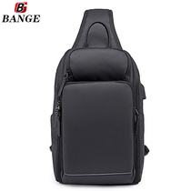  BANGE BANGE mens chest bag Oxford cloth shoulder messenger backpack Casual mini bag sports running bag